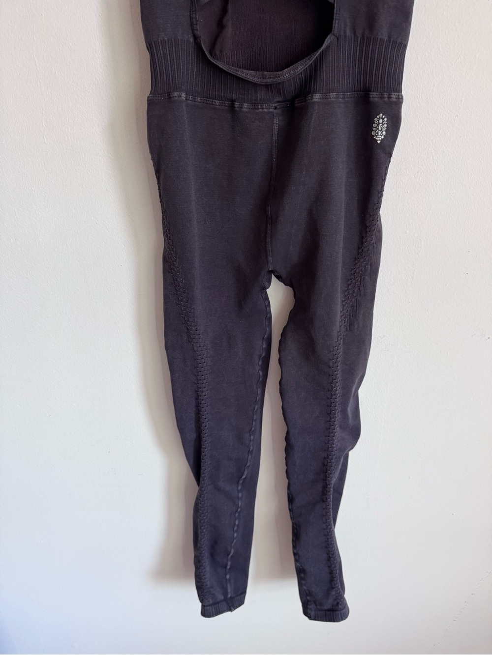 Free People Movement Good Karma Onesie XS/S Washed Black $98 - Picture 6 of 9